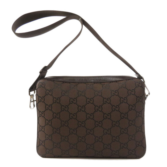 Gucci 001 3204 GG Pattern Shoulder Bag Nylon - Picture 2 of 10